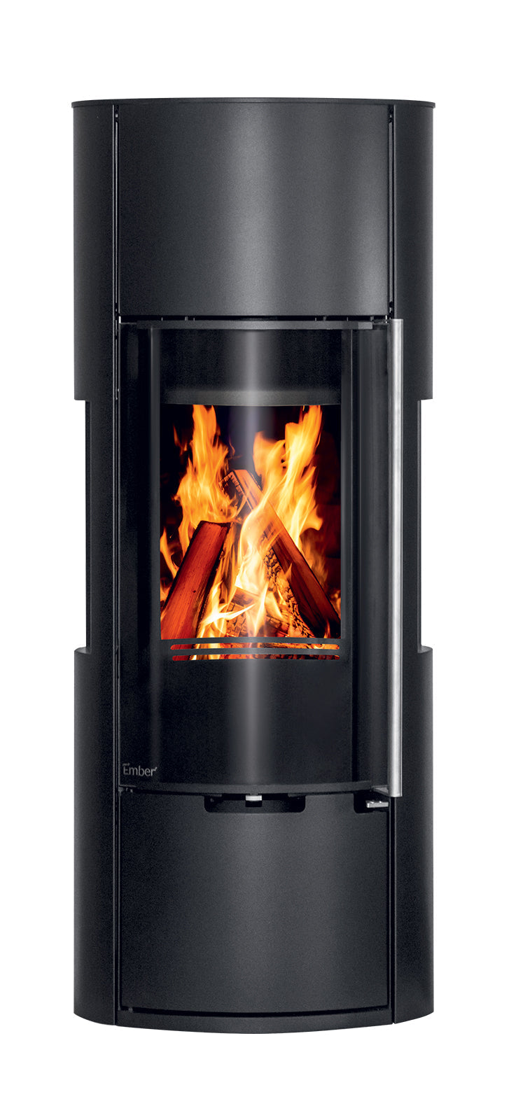 Ember Kaminofen E-15XL VG drei Glasscheiben Vollglastür
