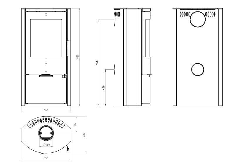 Ember Kamin E-basic