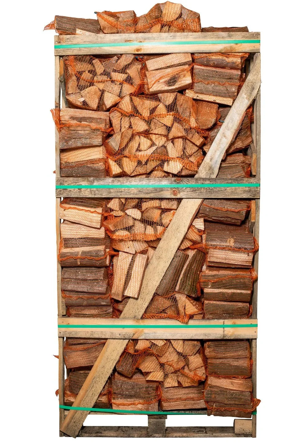 Brennholz Buche 25 cm 80 Sack Palette - Hochwertiges Rotbuchen-Brennholz – 25 cm Scheitlänge, praktisches Vorratspaket