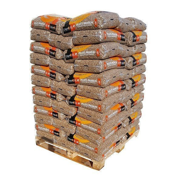 CRÉPITO Pelletpalette – 72 Säcke à 15 kg